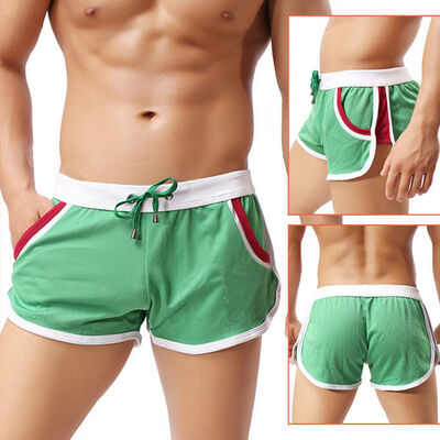 

Mens Summer Breathable Pocket Shorts Gym Sports Running Casual Short Pants