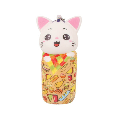 

Gotoamei Mini Adorable Cat Doll Slow Rising Kids Stress Reliever Decompression Toy