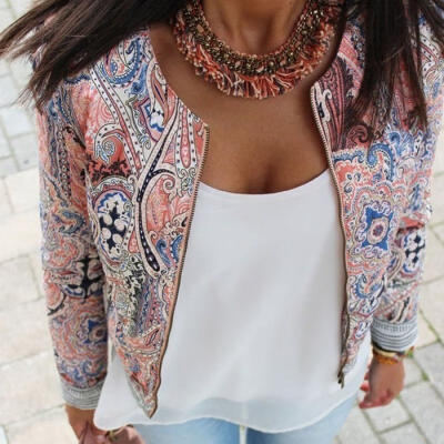 

Fashion Women&39s Floral Slim Casual Summer Blazer Suit Jacket Coat Outerwear