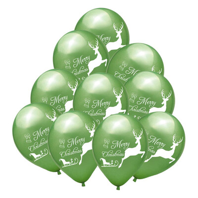

10 Pack Christmas Latex Balloon Party Decoration Balloons