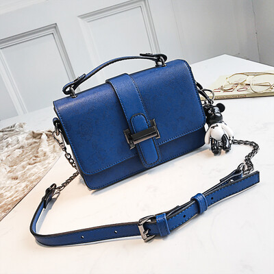 

Oblique carry bag woman 2019 new fashion girl bag Korean version 100 lap small bag single shoulder ins super fire bag chain