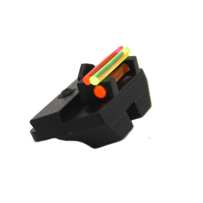 

Fiber Optic Front Sight Rear Combat Sight Replacement for Glock 17 17C 17L 19 19C