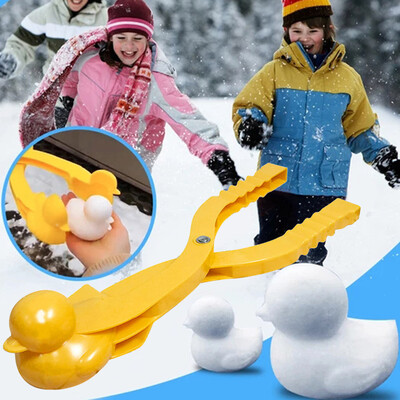

Siaonvr Cute Snow Ducks Clip Outdoor Winter Cute Ducks Snowman Snow Sand Mold Tool