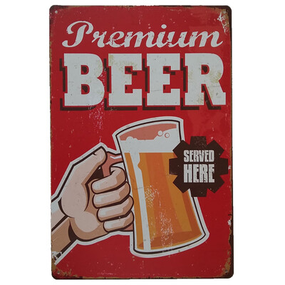 

Toponeto Vintage Metal Tin Sign Poster Plaque Bar Pub Club Cafe Home Plate Wall Decor A