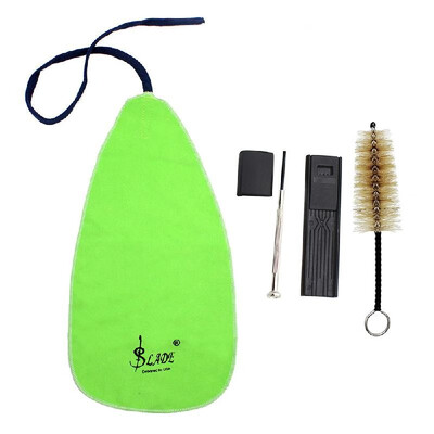 

Musical Instrument Maintenance Cleaning Care Kit Set for Saxophone Clarinet Flute Including Mouthpiece Brush Cleaning Cloth Thumb