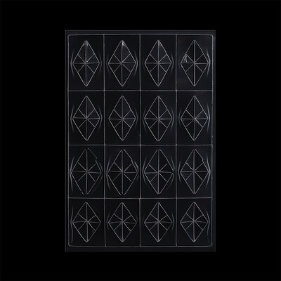 

〖Follure〗New Fashion Nail Gemstone Mold Mirror Diamond Gemstone Plastic Patch Mold