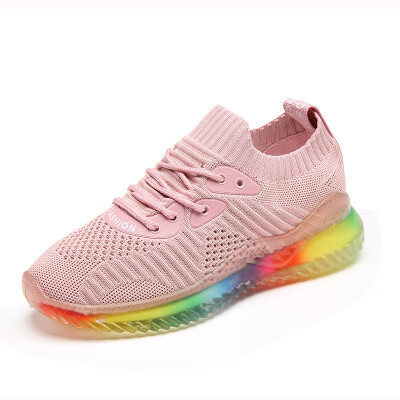 

LZJ 2019 Autumn Fahion Women Sneakers Chunky Jelly Shoes Ladies Platform Lace Up Tennis Trainers Casual Vulcanized Shoes 35-40