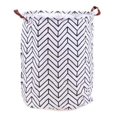 

Standing Toys Clothing Storage Bucket Laundry Basket Holder Pouch Household