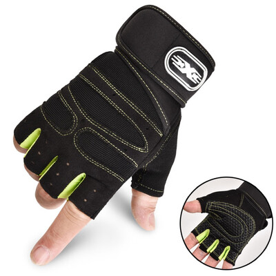 

Men Women Weight Lifting Riding Gloves Bodybuilding Fitness Wrist Wrap Exercise