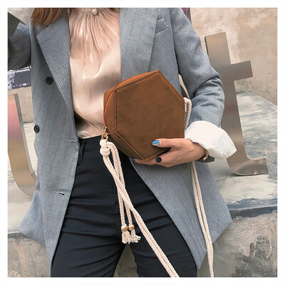 

Tailored Women Scrub Joker Pentagon Shoulder Bag Crossbody Bag