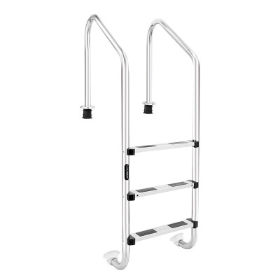 

Heavy Duty 3-Step Swimming Pool Replacement Ladder Handrail Stainless Steel Safety