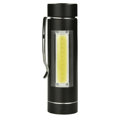 

Saidsome Mini 1 Modes Glare Flashlight XPE Q5 COB LED Pocket Clip 14500AA Torch Light flashlight lamp