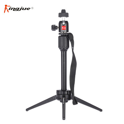 

Kingjue KT-200BD-1 Portable Mini Aluminum Universal Travel Table-top Tripod Homes Video Micro Photography Table Tripod Load Cap