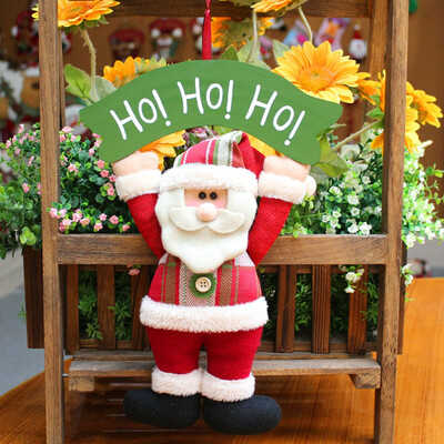 

Toponeto Merry Christmas Gift Santa Claus Toy Doll Snowman Tree Ornament Decors
