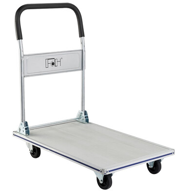 

Ktaxon Platform Truck Handy Cart Foldable Hand Trolley Truck Heavy Duty Warehouse Folding Hand Dolly Cart 660lbs