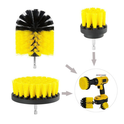 

Gobestart 3Pcs Grout Power Scrubber Cleaning Brush Tub Cleaner Combo Tool Kit