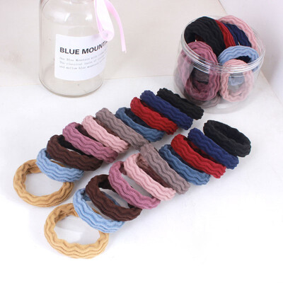

20PCSSet Scrunchie Storage Box Packaging Bold High Elastic Towel Ring Hair Band Rubber Band Hair Accessories