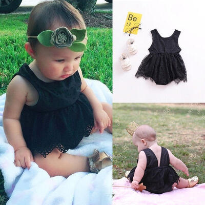 

Newborn Infant Baby Girl Lace Bodysuit Jumpsuit Tutu Dress Romper Outfit Clothes 0-18M