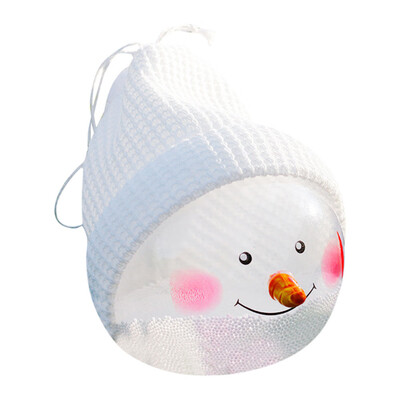 

〖Follure〗Christmas Tree Decoration Ball Christmas Snow Ball Transparent Ball With Cap