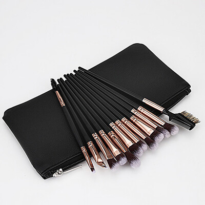 

Gobestart Foundation Cosmetic Eyebrow Eyeshadow Brush Makeup Brush Sets Tools 12PCS