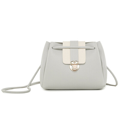 

Travel Vintage Color Block Flap Womens Faux Leather Crossbody Shoulder Bag
