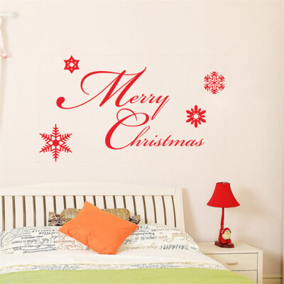 

〖Follure〗Christmas Letter Decor Removable Wall Sticker Bedroom Backdrop Art Decal DIY