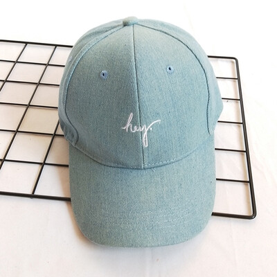 

Simple English Embroidered Baseball Hats for Men&Women in Spring&Autumn