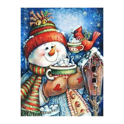 

Toponeto Christmas Diamond Rhinestone Pasted Embroidery Painting Cross Stitch Home Decor