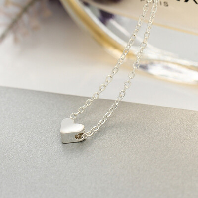 

Heart Necklace for Women Chain Heart Shape Pendant Necklace Gift Ethnic Bohemian Choker Necklace For Women Gift