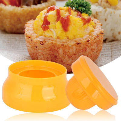 

Greensen Fashionable DIY Onigiri Maker Kit Baking Mold Kitchen Rice Roll Mold Rice Cup MouldBaking Mold Kitchen Rice Roll Mold