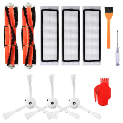 

Robotic Vacuum Cleaner Filters Side Brushes Main Brush Kit 11pcs Replacement Accessories for XIAOMI Roborock S55 S50 S51 Robot Vac