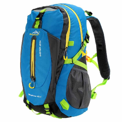 

40L Water-resistant Breathable Shoulder Backpack Outdoor Traveling Hiking Mountaineering Unisex Backpack Daypack