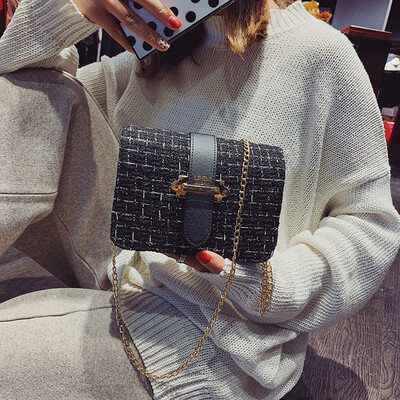 

Tailored Women Small Bag Shoulder Bag Wild Slanting Small Square Bag