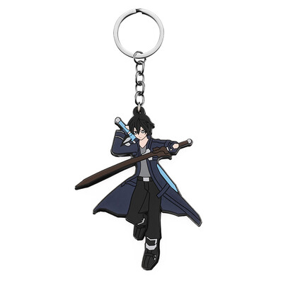 

CAR-TOBBY Sword Art Online PVC anime key chain key chains keyring gift new