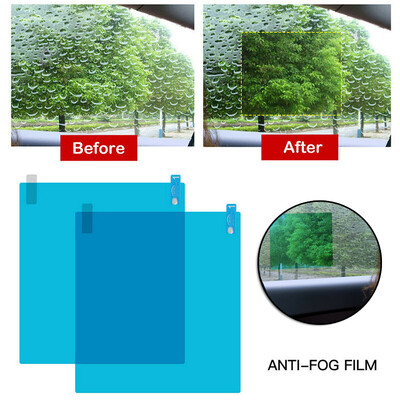 

Car Side Window Transparent Film Anti-fog Membrane Waterproof Sticker 160200mm