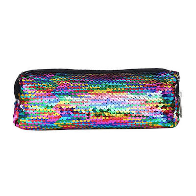 

Fish Scale Sequins Cosmetic Bags Women Makeup Pouch Students Pencil Case