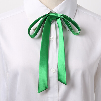

Spring&Autumn Korea long strip small ribbon tie style wild scarf belt narrow narrow multi-purpose small scarf long streamer