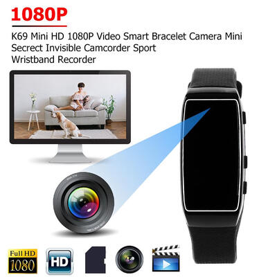 

K69 Mini HD 1080P Video Bracelet Camera Mini Secrect Invisible Camcorder