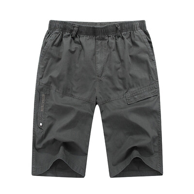 

Tailored Men Summer Fashion Linen Casual Gargo Pants Washed Calf-Length Pants