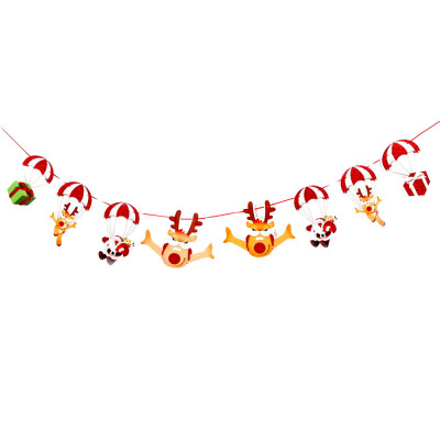 

Tailored Christmas Window Hotel Party Home Hanging DIY Decor Banner Colorful