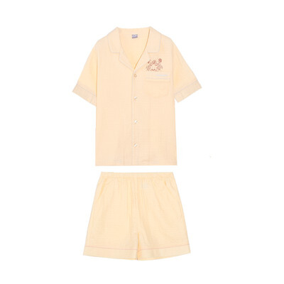 

CONYSON childrens pajamas short-sleeved suit boys gauze home service 5000