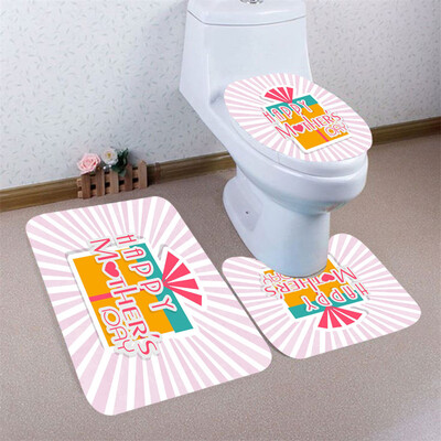 

〖Follure〗3pcs Mothers Day Non-Slip Bath Mat Bathroom Kitchen Carpet Doormats Decor