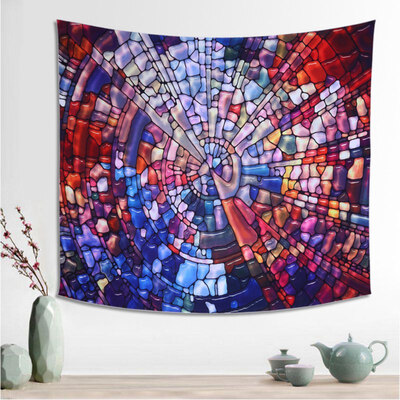 

Geometric stone simulation tapestry Galaxy Hanging Wall Tapestry Hippie Retro Home Decor Yoga Beach Towel
