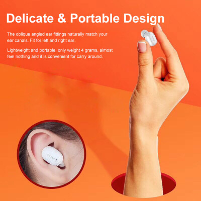 

QCY Mini2 Wireless Business Bluetooth Headphone with Mic Bluetooth 50 Headset Voice Assistant Activate Earbuds