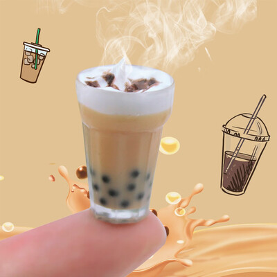 

Siaonvr 112 16 Dollhouse Miniature Scene Model Milk Tea Pretend Play Toy