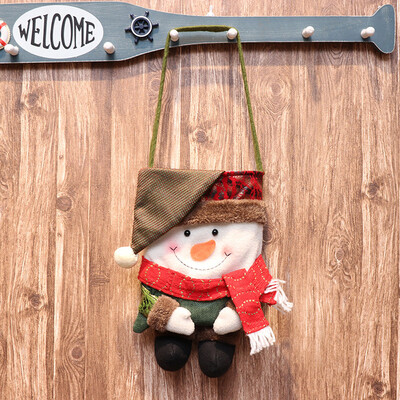 

Tailored Christmas Santa Cute Ornaments Festival Party Xmas Candy Bag Storage Decoration