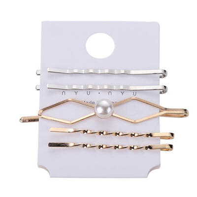 

1 Set Pearl Alloy Hair Clips Hairpin Headdress Beauty Styling Accessories