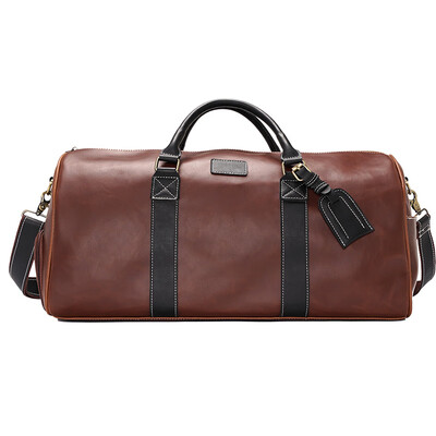 

Retro Travel Bag Male Hand-held Short-distance Travel Baggage Female Large Capacity Dry-wet Separation Sports Fitness Bag