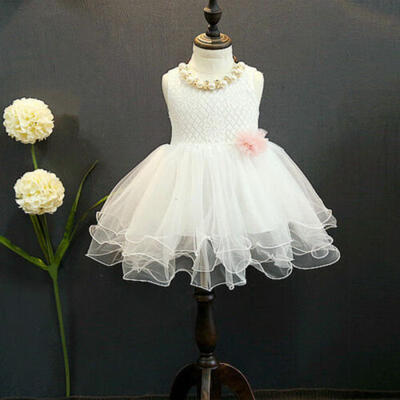 

Floral Toddler Kids Girls Lace Flower Dress Summer Sundress Cute Party Dresses