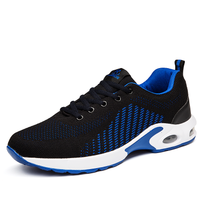 

Breathable mens shoes summer lace fly woven face youth air cushion shoes high school students junior high school students sports basketball shoes